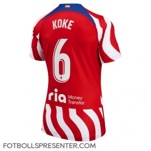 Atletico Madrid Koke #6 Hemma Matchtröja Dam 2022-23 Kortärmad